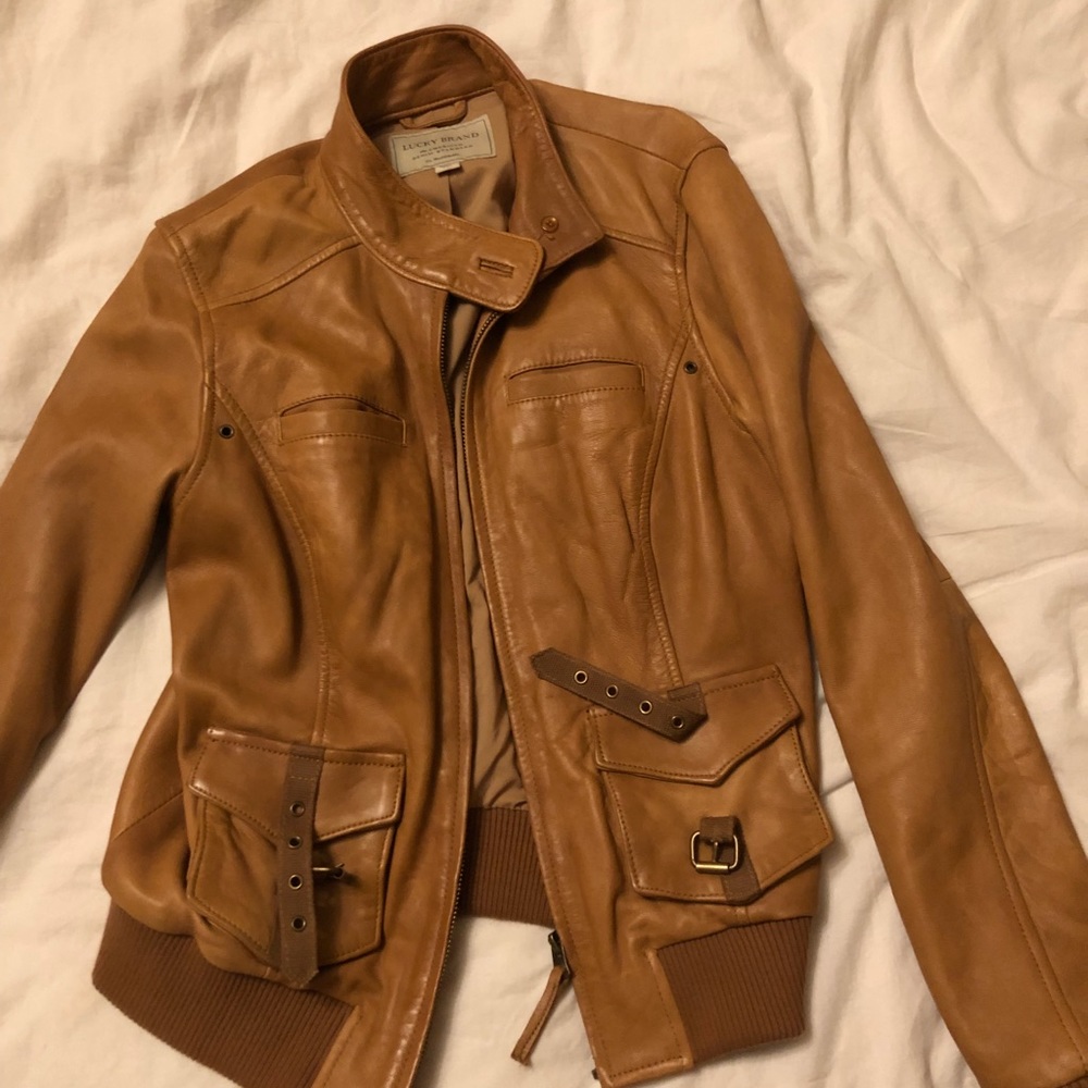Lucky Brand Genuine Leather Jacket